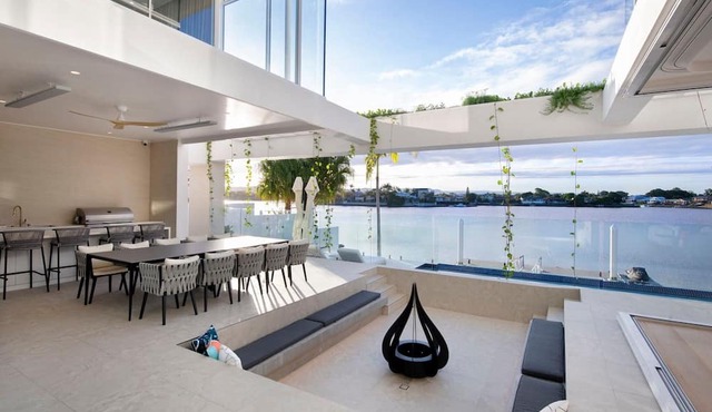 Architectural Masterpiece on Wide Water