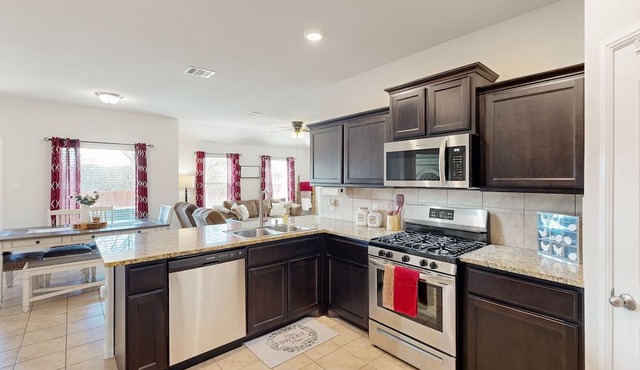Delightful dog-friendly retreat with pool, firepit, & peaceful yard