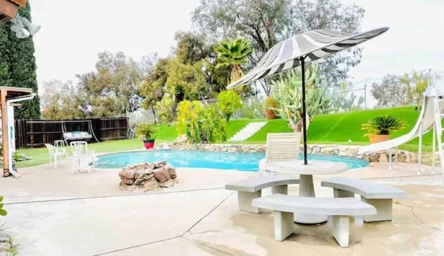 Stunning Bedroom. Access to pool