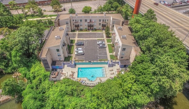 Walk to Broadway Riverfront Condo with Pool
