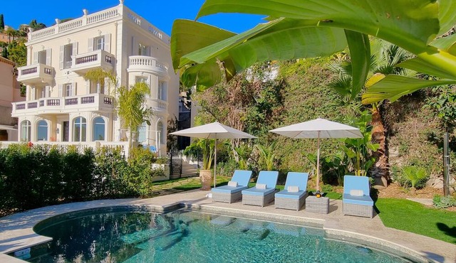 Belle époque Villa with sea view overlooking the Bay of Villefranche sur mer