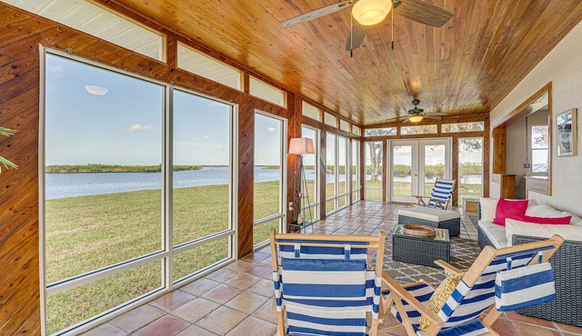 Gulf Front Spring Hill Getaway w/Grill & Dock!