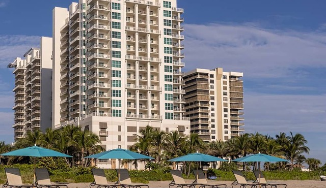 Marriott Oceana Palms beachfront resort featuring 2 Bed/2 Bath Oceanview villa.