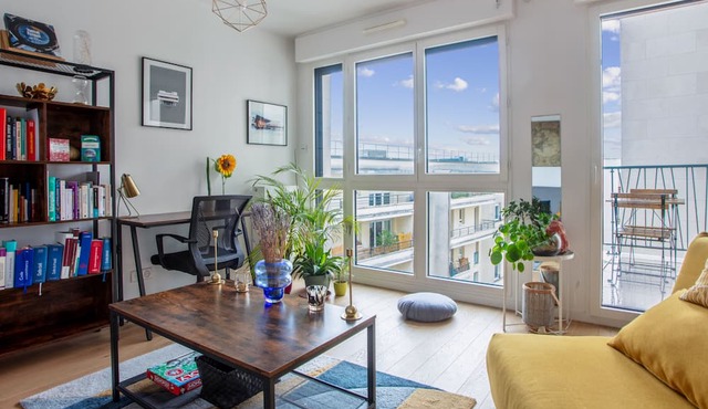 Cosy and bright T2 with balcony in Clichy - Welkeys