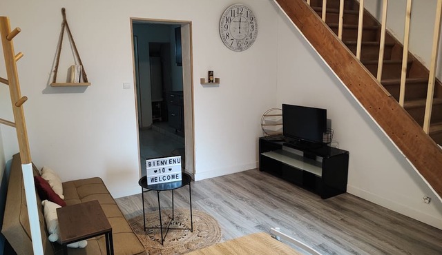 Charming town house.