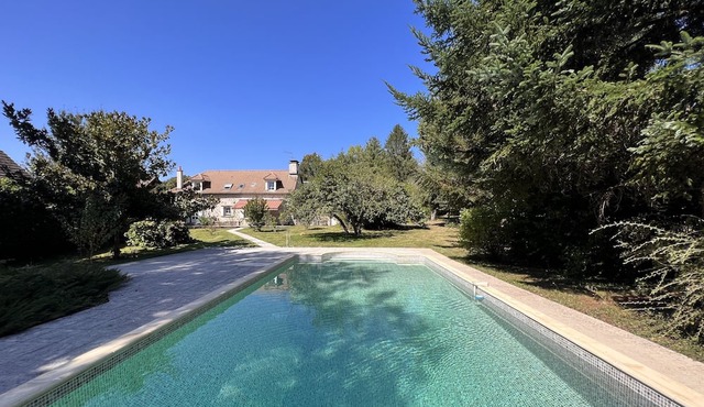 Beautifully restored family cottage, with a large garden, pool and terrace in a lovely small village