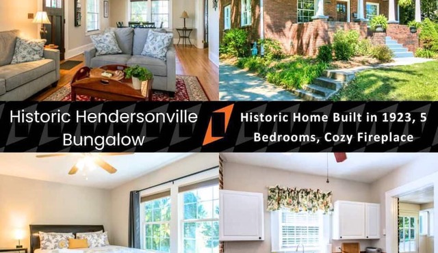 Hendersonville Bungalow~$375 Free Activities Daily