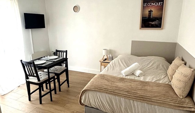 Tastefully renovated studio - Opposite Clinique Pasteur - Free parking