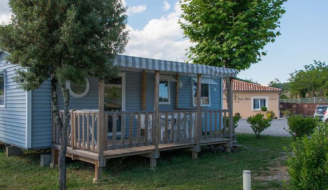 30m² Mobile Home with Terrace - 3 Bedrooms - Saint-Maurice-d'Ibie