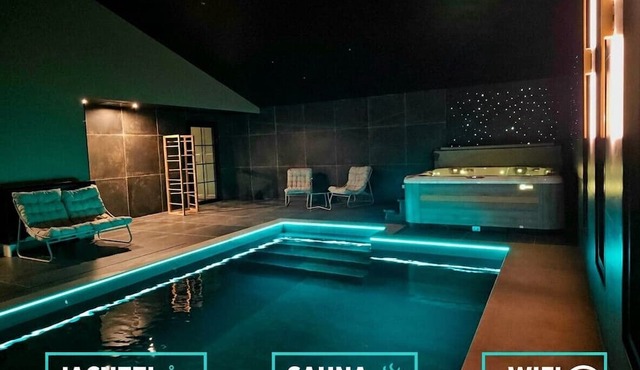 Ô TEMPS SUSPENDU standing private indoor pool, jacuzzi, sauna countryside