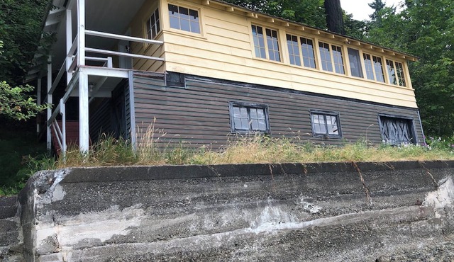 Waterfront Cottage on Hood Canal - rustic character-building 1-bed in Belfair
