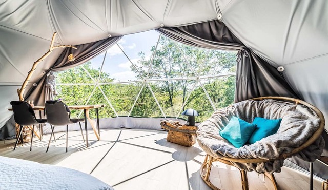 "Clair de Lune" – Luxury Dome 40 m² – Jacuzzi