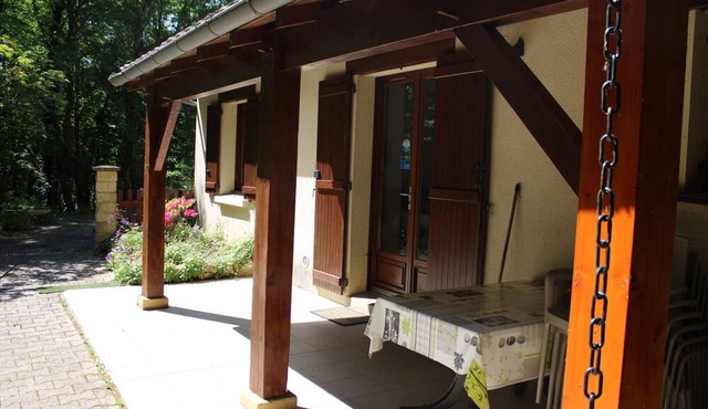 House on the edge of a forest near Sarlat
