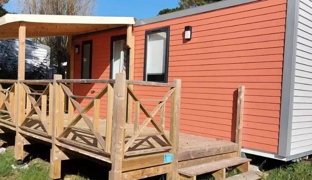 Mobil-home Aqua 3 rooms 4/6 persons Terrace Semi-Couverte + TV