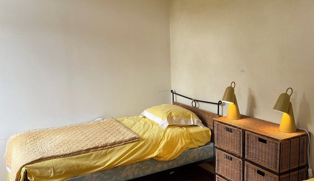 Pleasant, bright country house in the middle of a large green area.