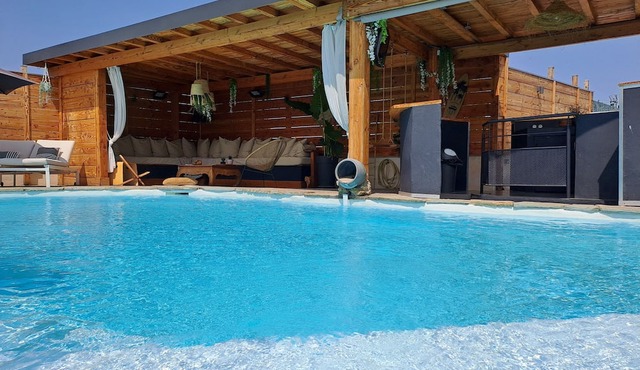 Contemporary villa in a charming listed village