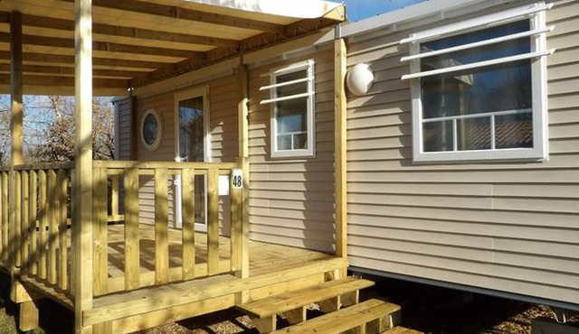 Mobile Home 32m², 3 Bedrooms, Terrace & Equipped Kitchen