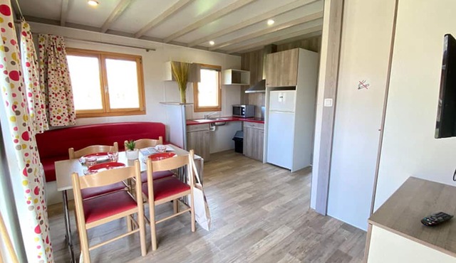 Accessible chalet with terrace in Coulon