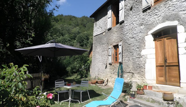 Gite Andourra 3 stars with AC – garden, mountain view, peaceful, hiking, relaxation