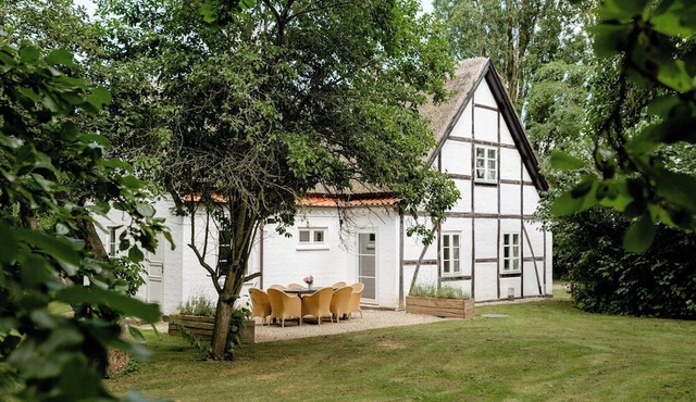 Old steward's home surrounded by nature