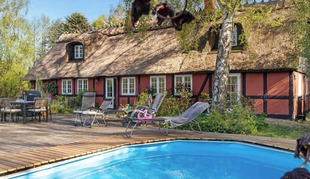 Charming house with heated pool near Møns Klint
