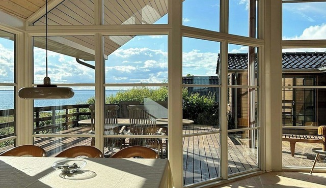 House with views and beach near Bogense