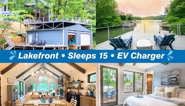 Relaxing Lake Retreat~EV Charger~Sleeps 15