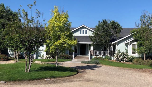 5-bedroom ranch house on 5 acres with Mountain views in adorable Santa Ynez