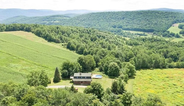 Relax in the Catskills: Spacious 4-Bedroom Chalet for 9 guests in a remote area.