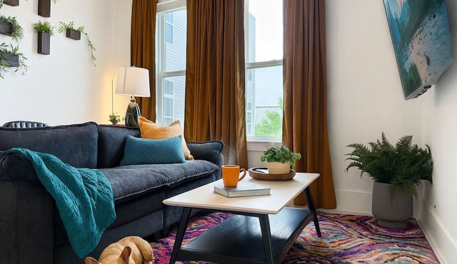 King Bed Apt w/RoofTop Lounge King Bed Elevator Gym