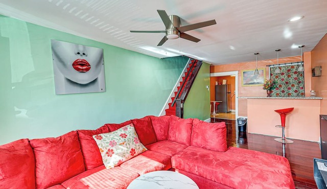 Walk to Subaru Park: Retro Townhome w/Patio