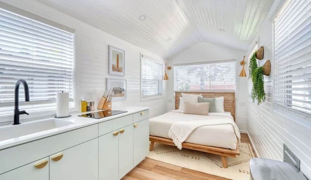 Teal & Terrazzo: Bright Portland Tiny Home