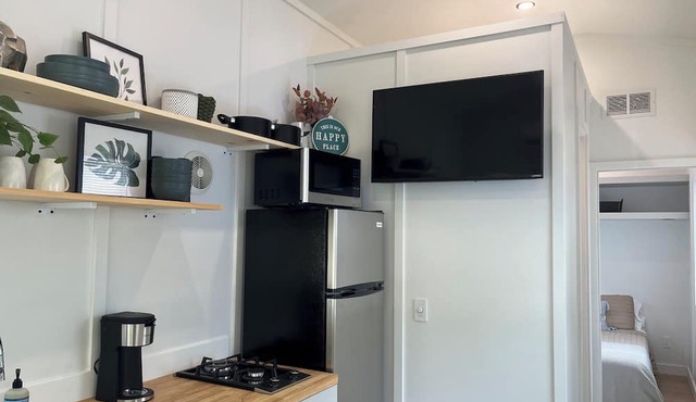 Unique tiny home experience in a one of a kind tiny home park