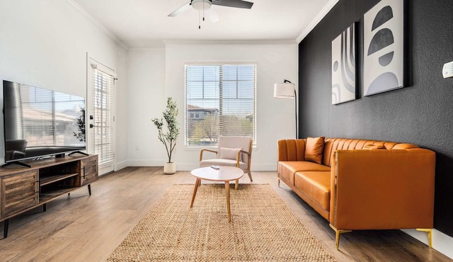 Boulevard Stays 1BR by Stadium Pool, Parking, Gym 09