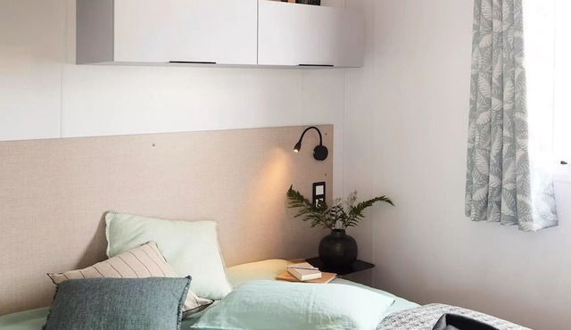 Campsite Les 4 Saisons * - COUSERANS MOBILE HOME with covered terrace 6/8 people. 8 people