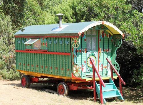 Roulotte tout confort à La Ferme Blandine